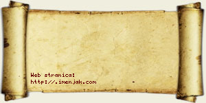 Hana Kos vizit kartica